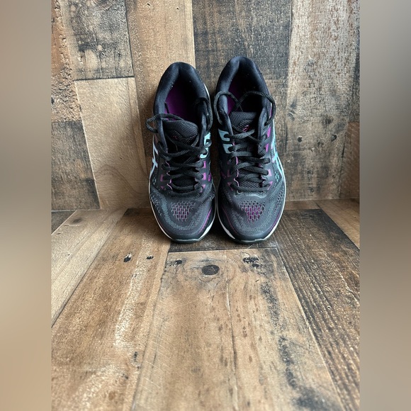 ASICS Women's GT-2000 7 Running Shoe Black/Skylight Size 5 - Picture 2 of 8